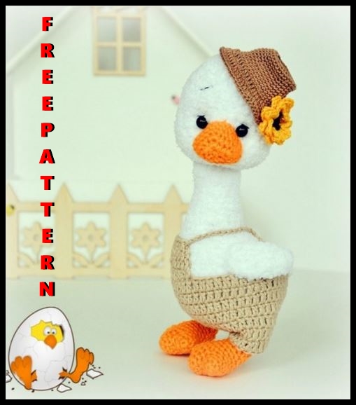 Amigurumi Goose Free Crochet Pattern – Free Amigurumi
