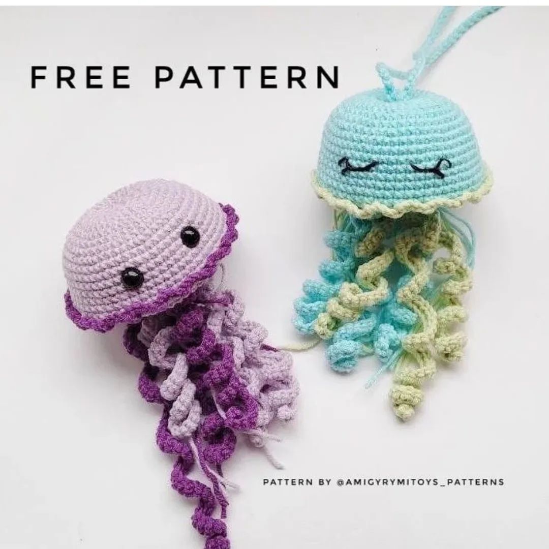 Jellyfish Amigurumi Free Pattern Free Amigurumi