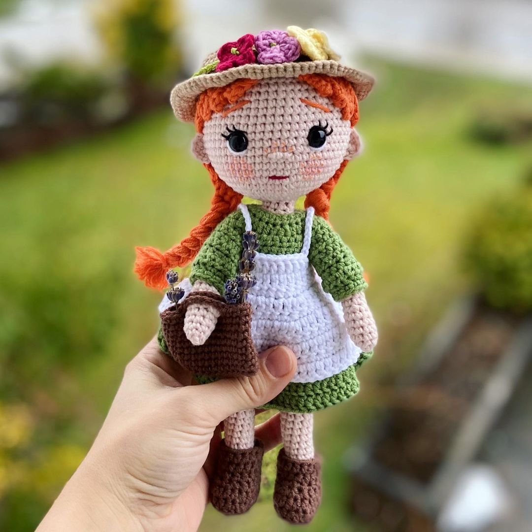 Crochet Anne Shirley Doll Amigurumi Free Pattern Free Amigurumi