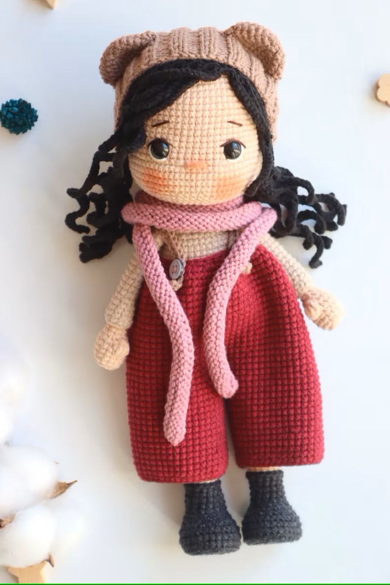 Cute Crochet Nora Doll Amigurumi Free Pattern – Free Amigurumi