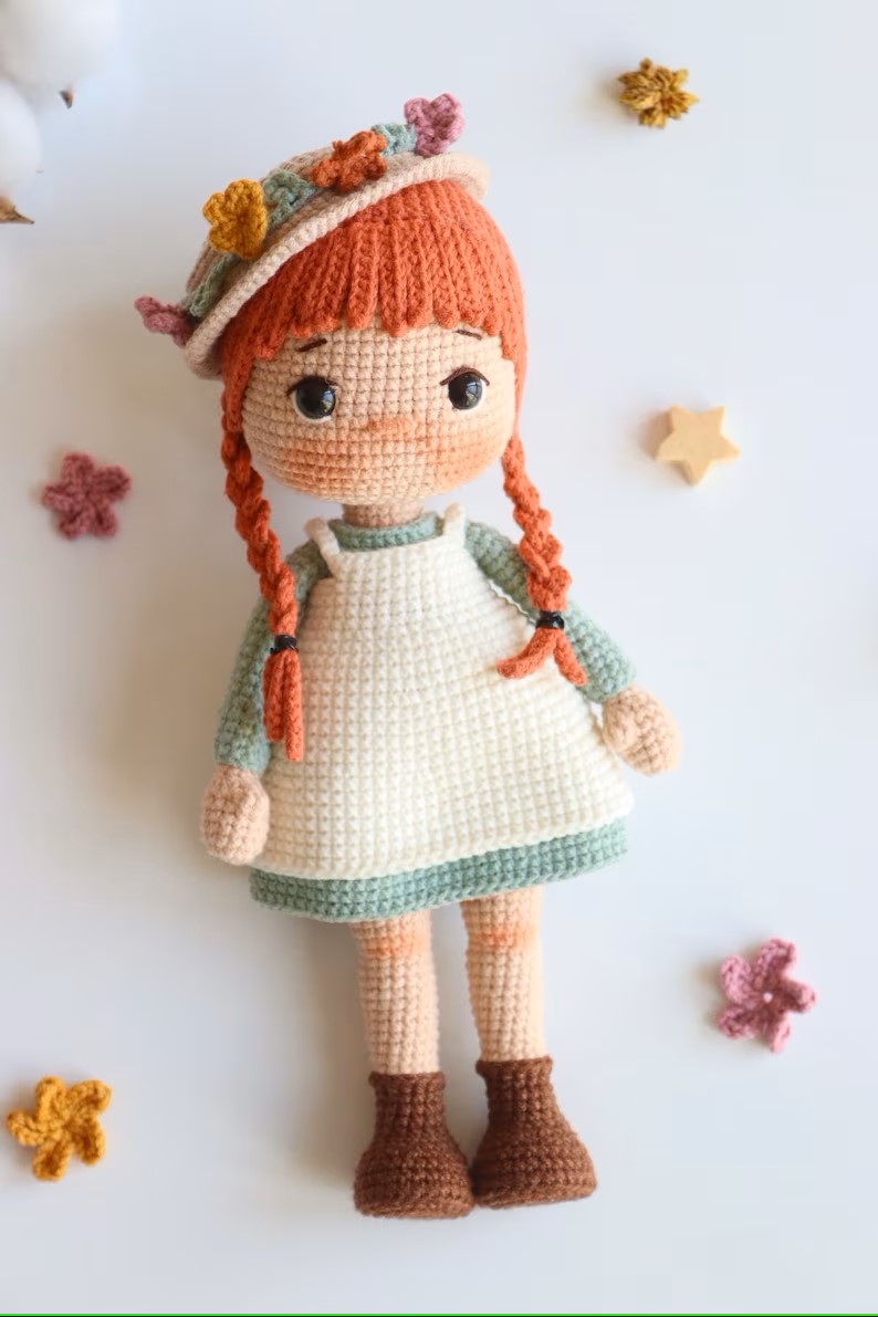 Cute Crochet Anne With Doll Amigurumi Free Pattern – Free Amigurumi