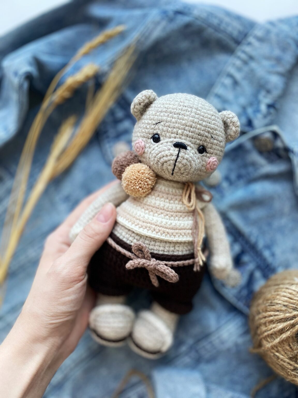 Cute Crochet Michelle and Martin Bear Amigurumi Free Pattern – Free ...